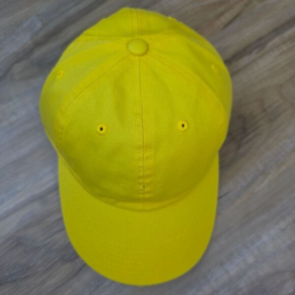 🩵NWOT Yellow Unisex Adjustable Soft Cotton Baseball Hat - Picture 11 of 13